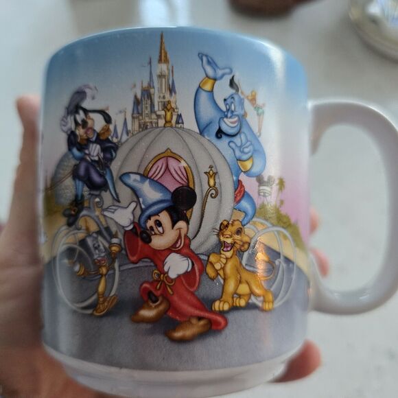 Walt Disney World Remember The Magic Coffee Mug 25th Anniversary 1996 VINTAGE - Picture 1 of 8